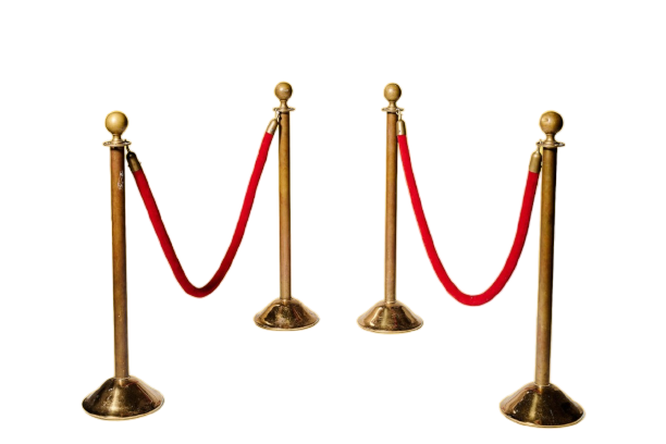 tiang pembatas beludru